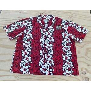 KY's Hawaii Hawaiian Short Sleeve Button‎ Up Shirt Floral Multicolor Sz. XXL